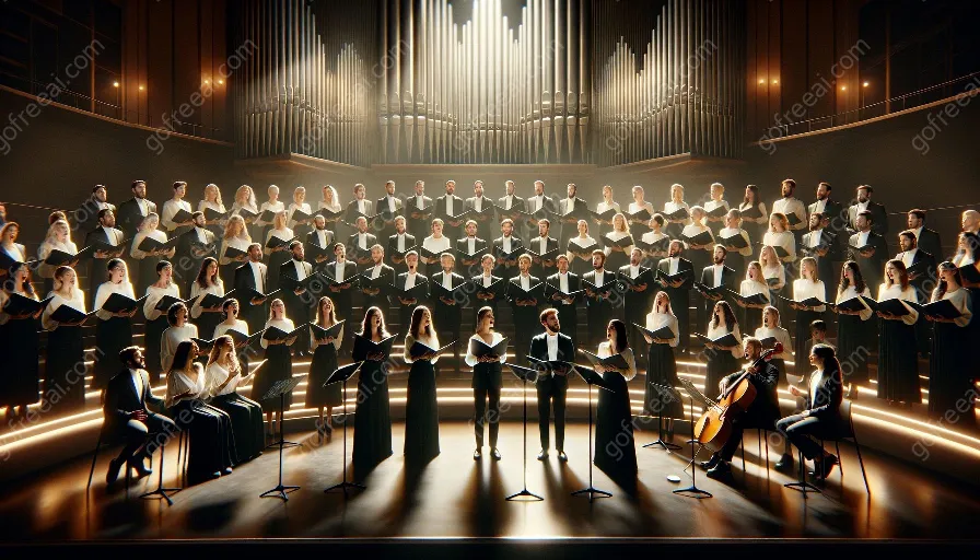 What are some sustainable and environmentally conscious practices in choir orchestration?