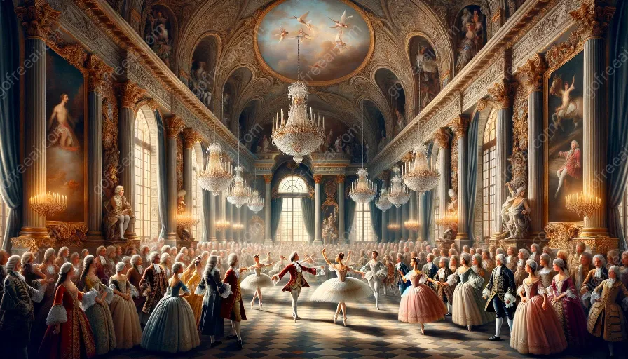 How did the French court contribute to the international dissemination and promotion of ballet as a cultural export?