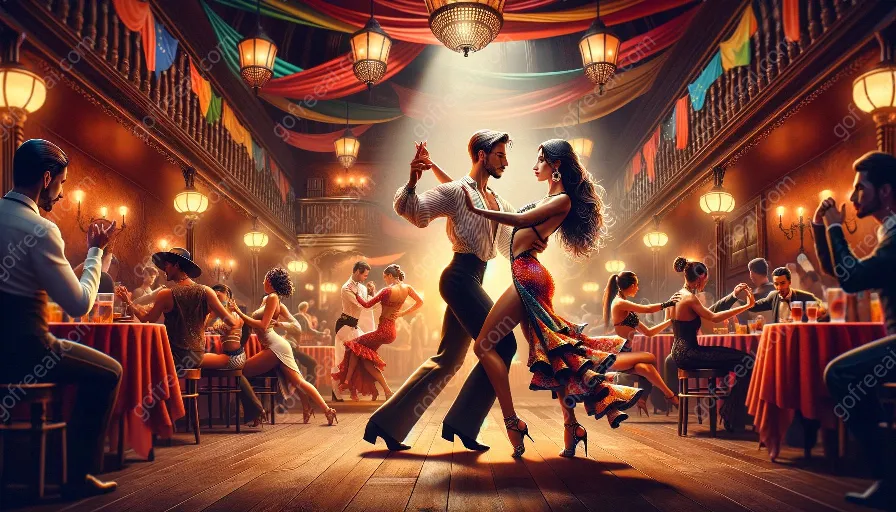 What role does music play in Latin dance?