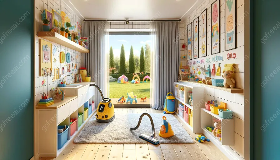 maintaining cleanliness in children’s rooms