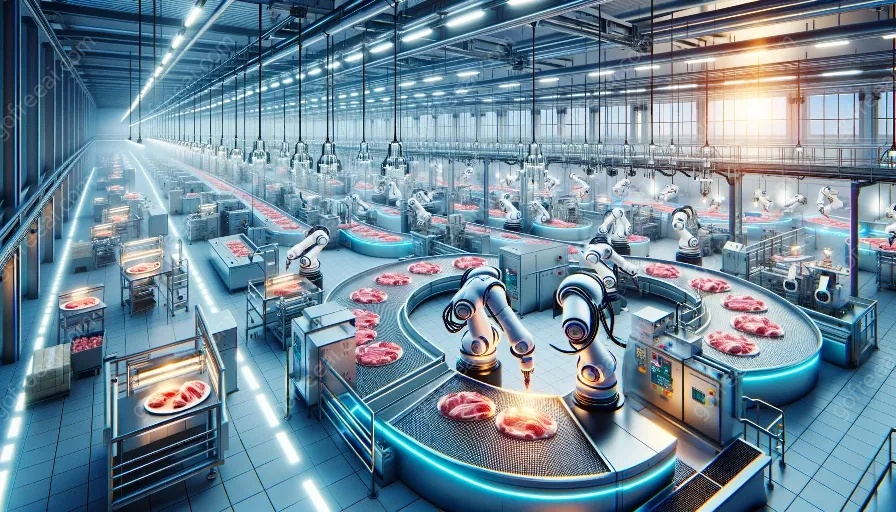 robotica e automazione della carne