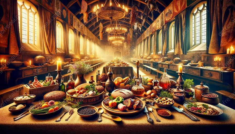 Aspectos sociales y culturales de la comida y la gastronomía medieval.