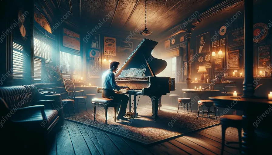 Một số chiến lược thực hành hiệu quả để thành thạo các kỹ thuật piano blues là gì?