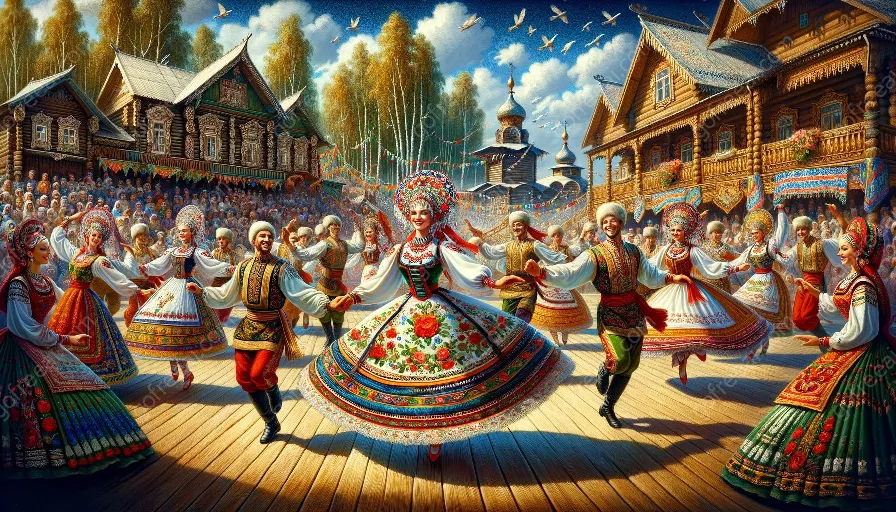 Cross-Cultural Collaboration and Fusion in Russian Folk Dance Performances