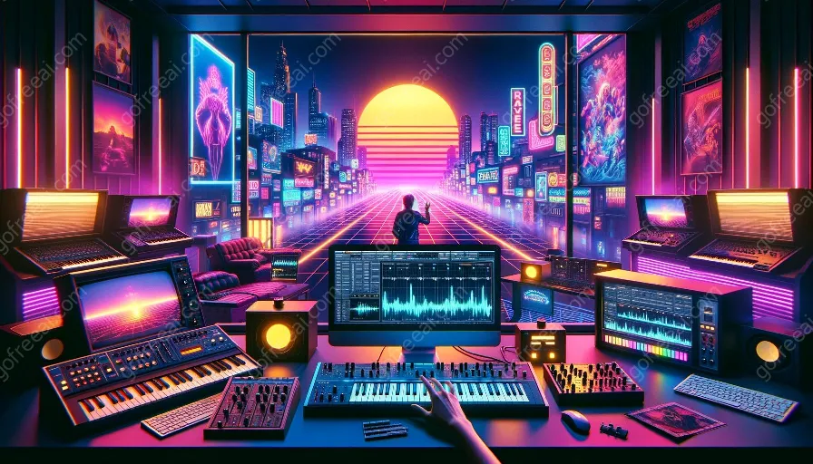 Quels événements historiques ont influencé les éléments thématiques de la musique synthwave ?