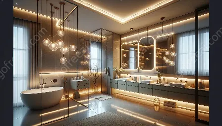 iluminación del baño