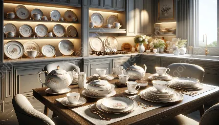 set di stoviglie in bone china