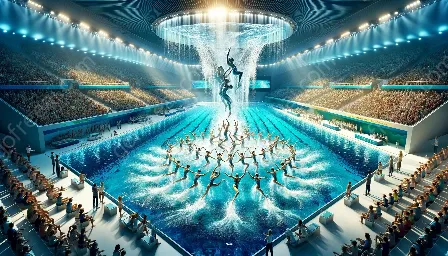 coreografía para natación sincronizada