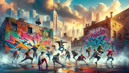 coreografía en baile callejero