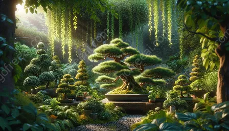 pleje af nåletræer bonsai