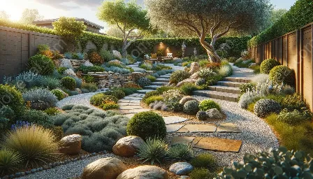 خلق مسارات وhardscapes