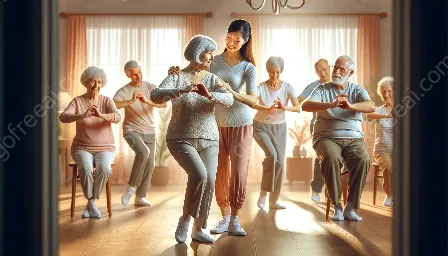 Danzaterapia para personas con enfermedad de Alzheimer.