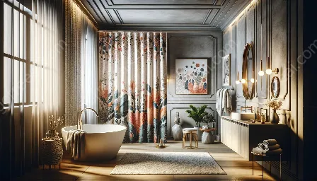 decorar con cortinas de baño