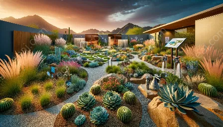 مبادئ التصميم ل xeriscaping