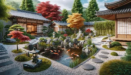 elementen van een traditionele Japanse tuin