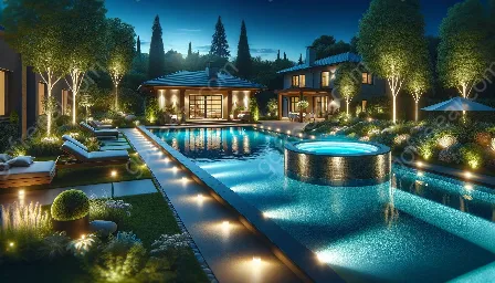 illuminazione della piscina a risparmio energetico