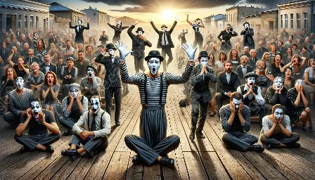 expressing emotions through mime