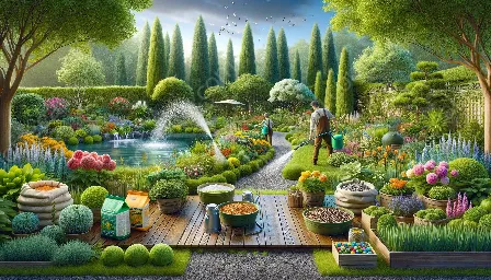 fertilizer application in gardens