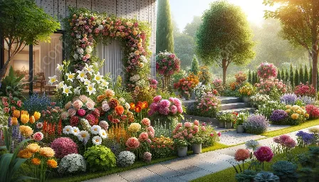 jardinage de fleurs