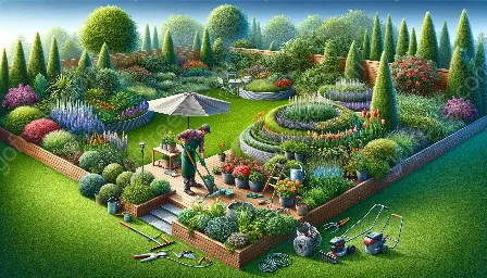 manutenzione del giardino