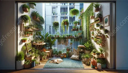 jardinería con espacio limitado