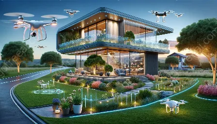 incorporating drones into home automation