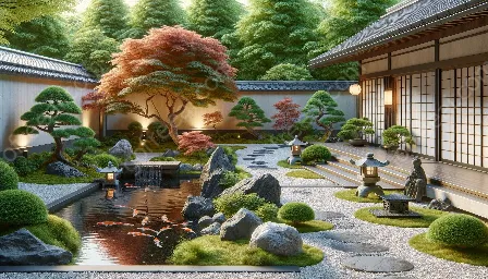 design e princípios de jardins japoneses