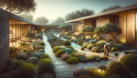 صيانة حدائق xeriscaped