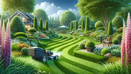 mowing