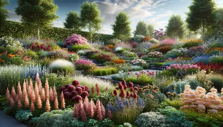 progettazione di giardini fioriti perenni