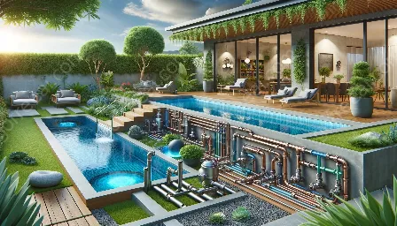 encanamento de piscina e spa