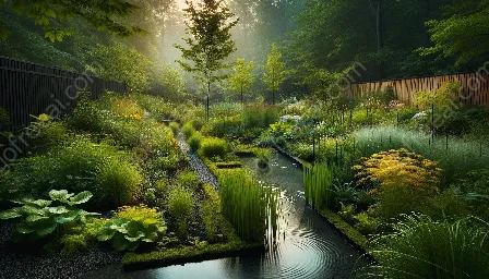 jardines de lluvia