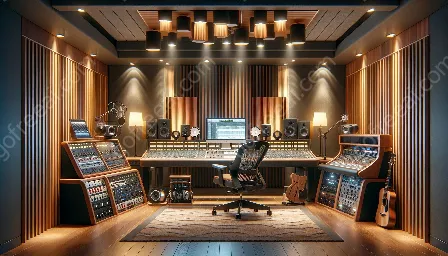 configuration du studio d'enregistrement