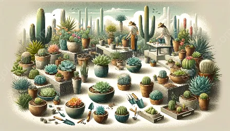 verpotten en verplanten van vetplanten en cactussen