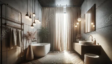 alternativas de cortinas de baño