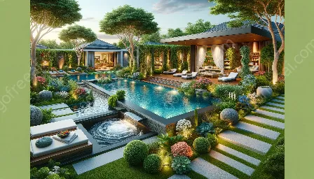 spa landscaping