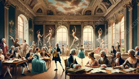 teori om ballett i Italia på 1700-tallet