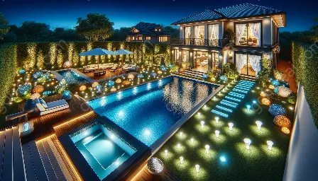 mga uri ng pool lighting