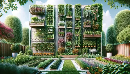 berkebun vertikal dan teralis