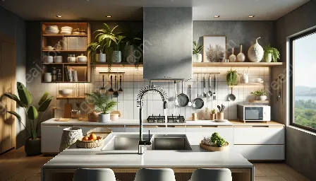 wall-mounted kitchen faucets