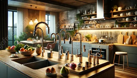 water-saving features in kitchen faucets