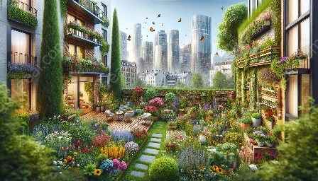 Jardinería de vida silvestre para espacios urbanos.