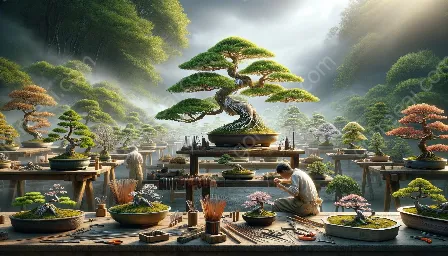 የወልና እና የቅጥ bonsai