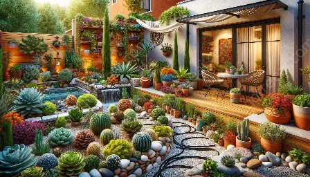 xeriscaping في المساحات الصغيرة