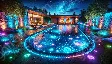 luci della piscina che cambiano colore