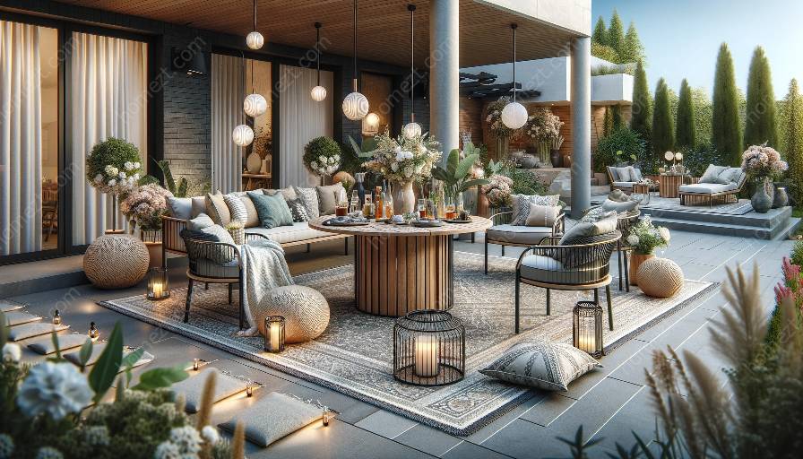 accessorizing outdoor furniture