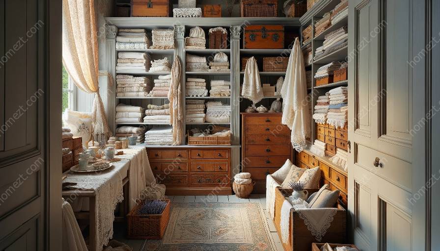 antique storage techniques for textiles and linens