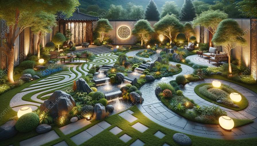 principes de base du feng shui dans le jardinage