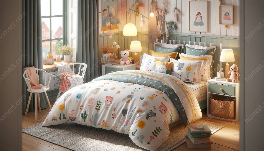 ropa de cama para habitaciones de niños