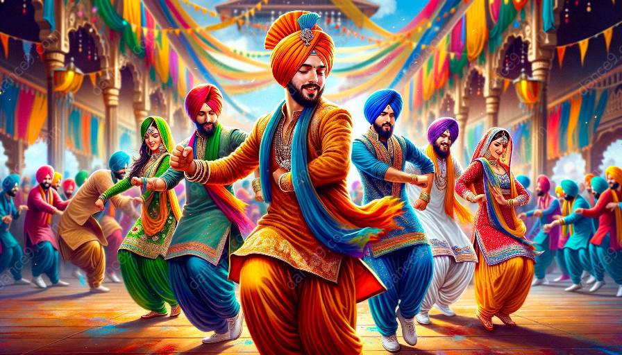 Bhangra-asut ja perinteinen asu